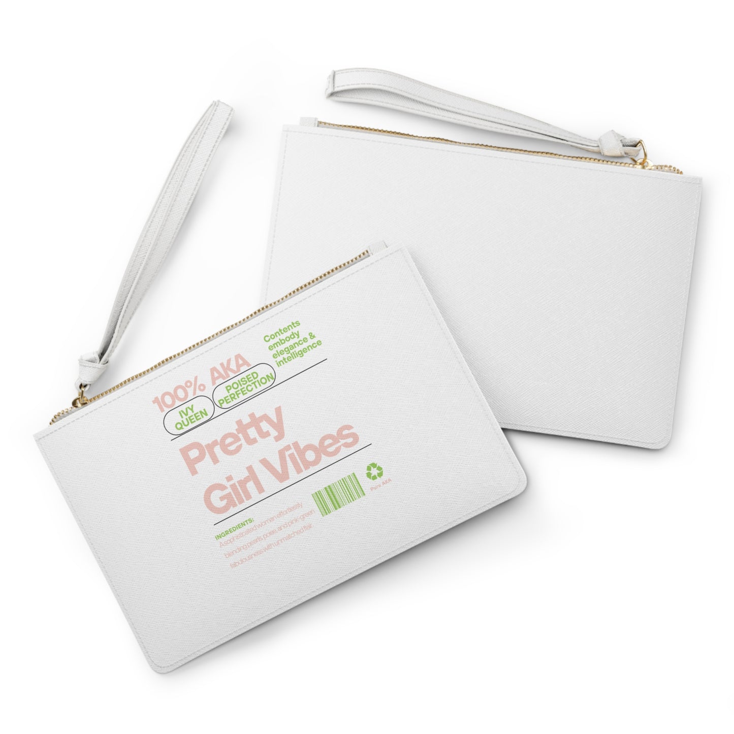 Elegant Clutch Bag - 'Pretty Girl Vibes' for Fashionable Women