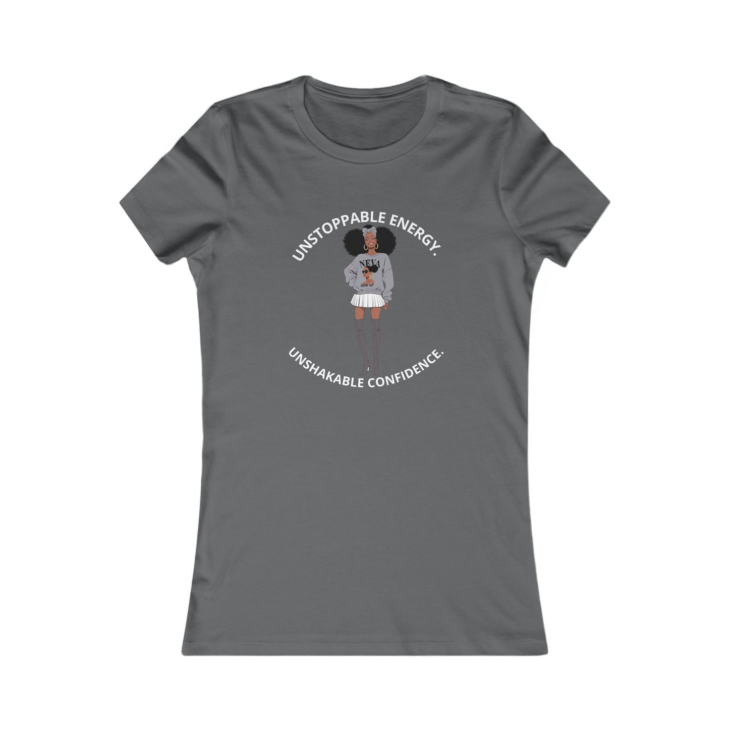 Unstoppable Energy Women's Tee - Confidence Boosting Graphic T-Shirt