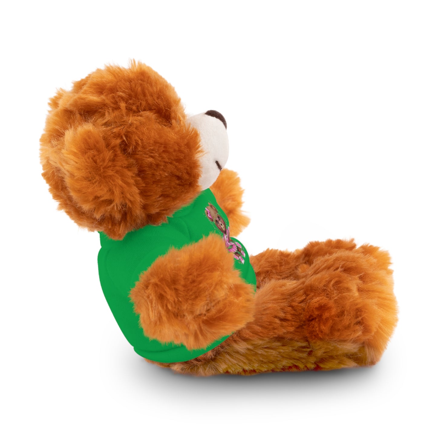AKA Sorority Bear | Pink and Green AKA Sisterhood Gift | AKA Inspired Cute Teddy Art | Sorority Pride Apparel & Decor