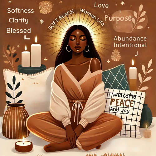 20 Soft Black Woman Life Affirmations for January