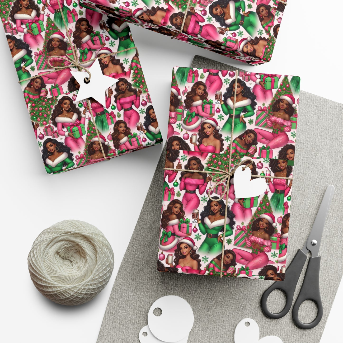 Santa Baby Gift Wrap Papers