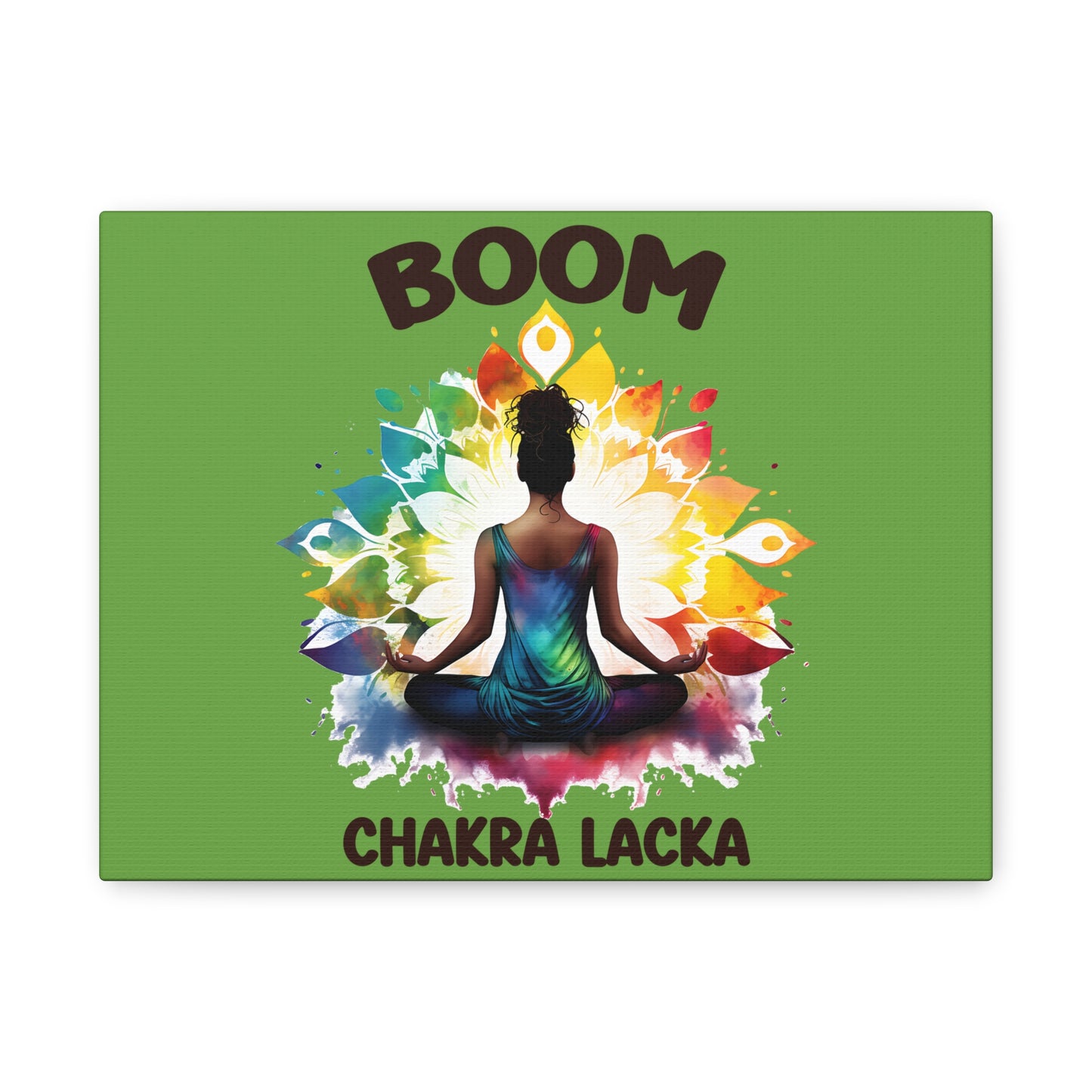 Boom Chakra Lacka Matte Canvas, Stretched, 1.25"