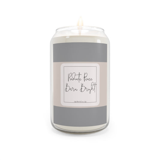 Radiate Peace Burn Bright Scented Candle, 13.75oz