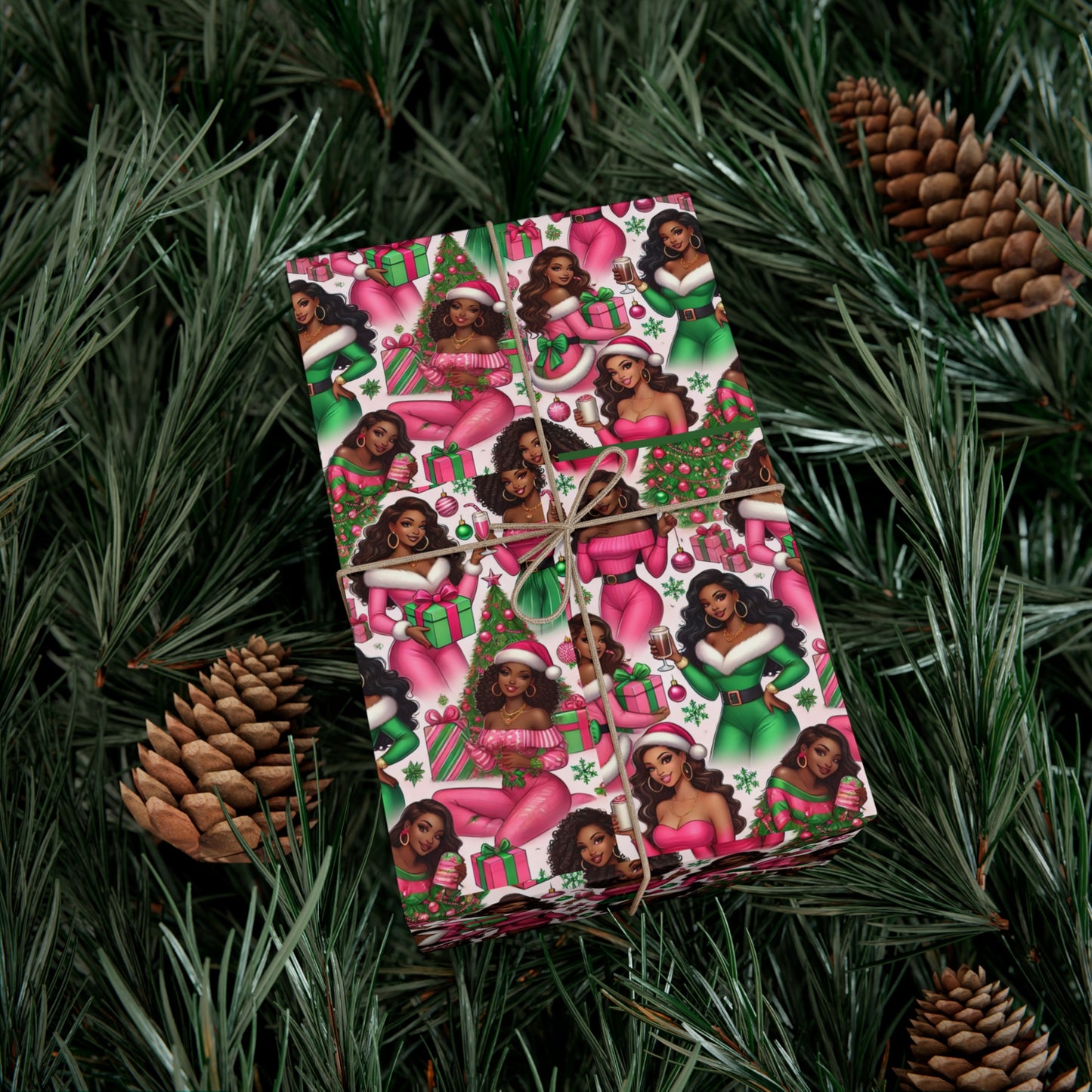 Santa Baby Gift Wrap Papers