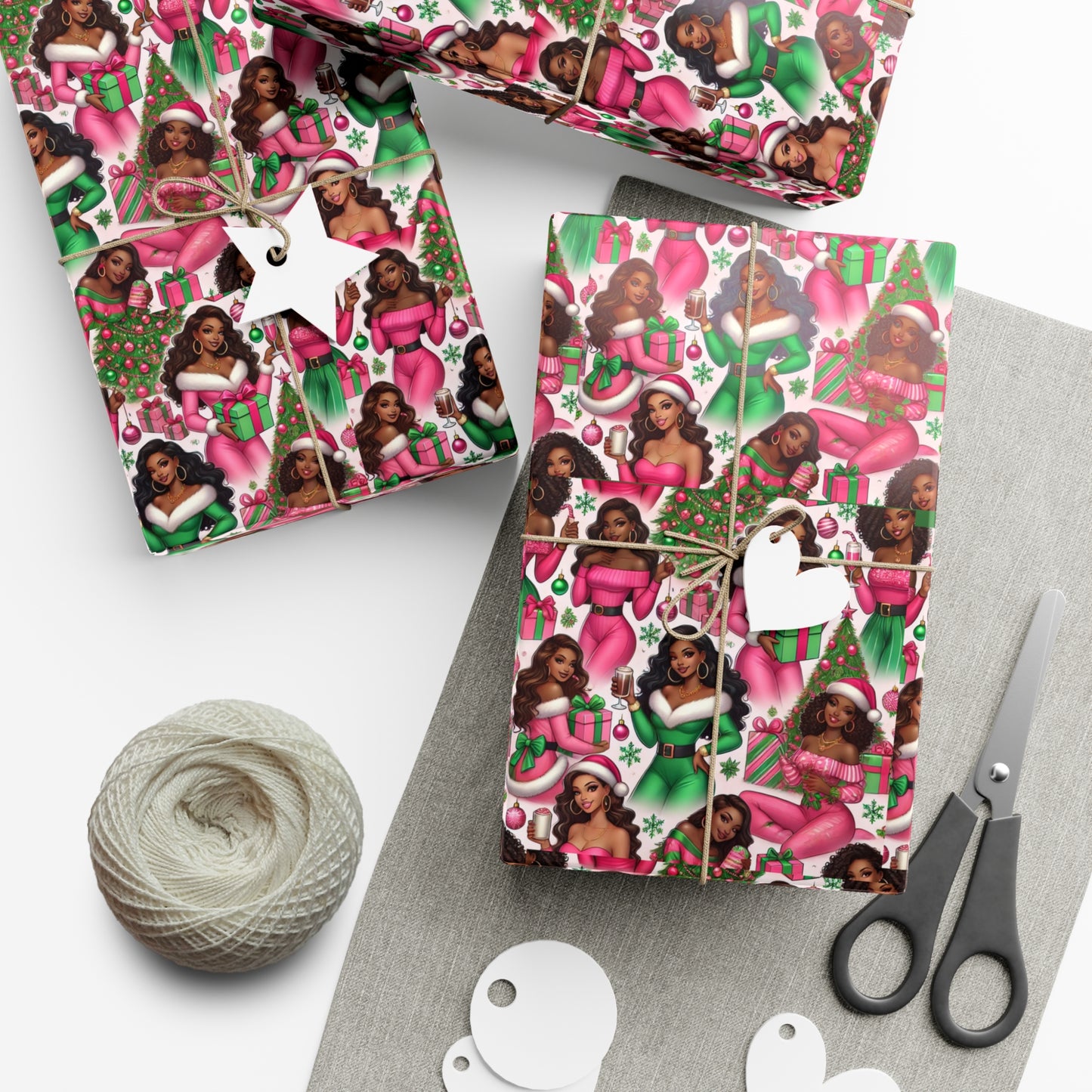 Santa Baby Gift Wrap Papers